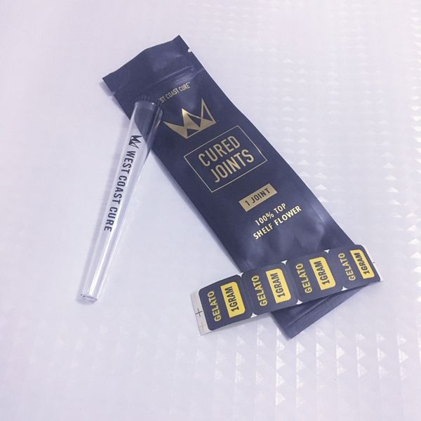 1 joint cured joints plastic bag packaging maylar bags 2021 moonrock preroll pre-rolled tube west coast cure package
1 joint cured joints plastic bag packaging maylar bags 2021 moonrock preroll pre-rolled tube west coast cure package