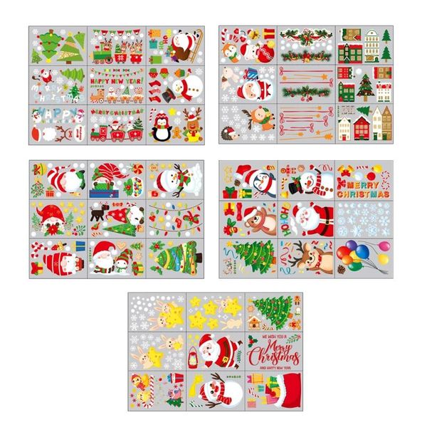 wall stickers 9pcs christmas window clings snowman santa glass decals for kids rooms year xmas party decorations 2021
wall stickers 9pcs christmas window clings snowman santa glass decals for kids rooms year xmas party decorations 2021