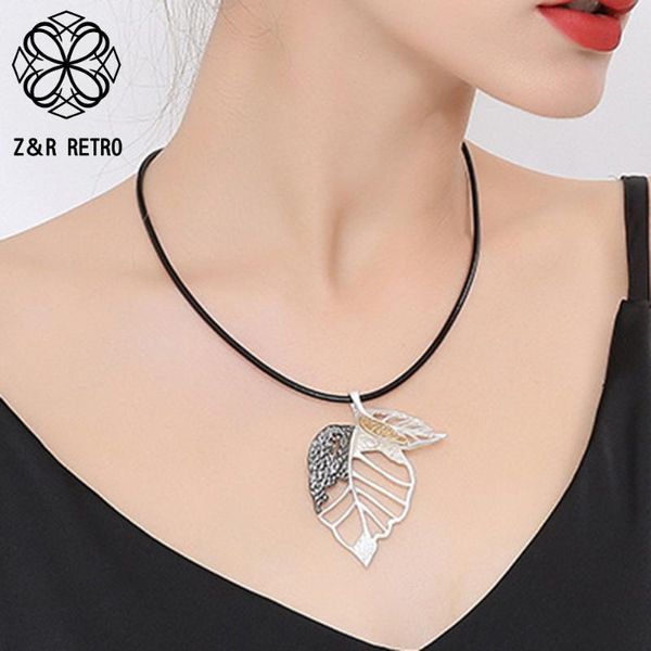 pendant necklaces vintage hollow leaf choker collar necklace chains around the neck suspension plant costume jewelry for women accessories, Silver
pendant necklaces vintage hollow leaf choker collar necklace chains around the neck suspension plant costume jewelry for women accessories, Silver