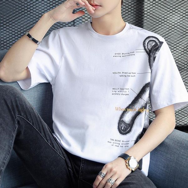 men's t-shirts drop short-sleeved t-shirt thin summer cotton tide brand loose youth shirts clothing large size m-4xl ins tees, White;black
men's t-shirts drop short-sleeved t-shirt thin summer cotton tide brand loose youth shirts clothing large size m-4xl ins tees, White;black