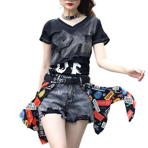 summer fashion cutout tracksuits ladies black and shorts womens vintage two piece sets casual streetwear punk xc630 women's pants, White
summer fashion cutout tracksuits ladies black and shorts womens vintage two piece sets casual streetwear punk xc630 women's pants, White