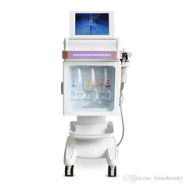 5 in 1 oxygen jet dermabrasion beauty equipment water peel scrubber facial deep cleaning rf skin rejuvenation, Black;white
5 in 1 oxygen jet dermabrasion beauty equipment water peel scrubber facial deep cleaning rf skin rejuvenation, Black;white