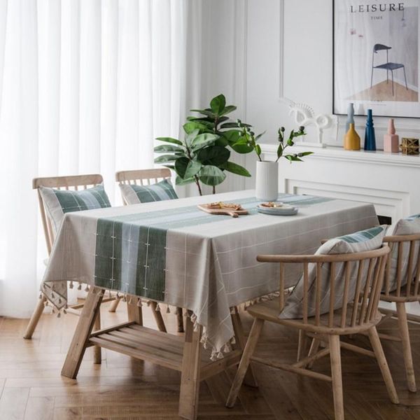 table cloth three-tone plaid decorative linen tablecloth with tassel waterproof oilproof thicken rectangular wedding dining tea
table cloth three-tone plaid decorative linen tablecloth with tassel waterproof oilproof thicken rectangular wedding dining tea