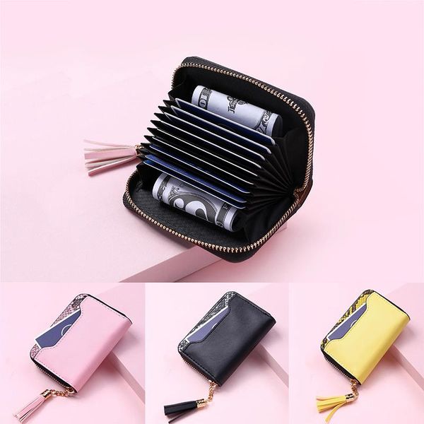 card holders 2021 fashion holder pu leather wallet bag women zipper credit/id/bank case coin purse, Brown;gray
card holders 2021 fashion holder pu leather wallet bag women zipper credit/id/bank case coin purse, Brown;gray