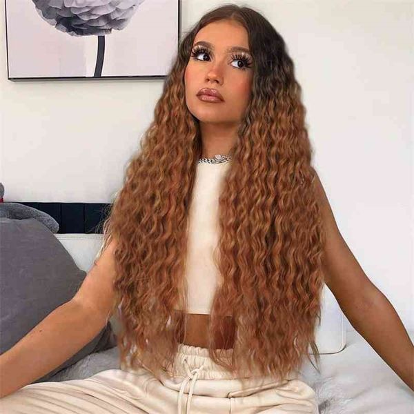 lace front wig small women's long curly hair chemical fiber headgear wig2, Black
lace front wig small women's long curly hair chemical fiber headgear wig2, Black
