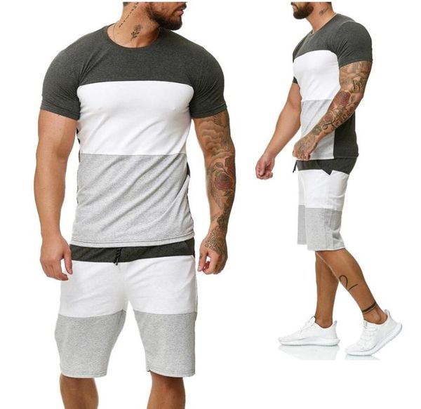 men's tracksuits mens sets 2 piece outfit jogger set stripe t shirt sweatsuit casual shorts summer fashion clothing male short tracksui, Gray
men's tracksuits mens sets 2 piece outfit jogger set stripe t shirt sweatsuit casual shorts summer fashion clothing male short tracksui, Gray
