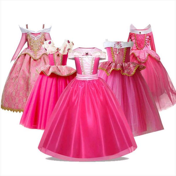little girls party christmas girl dresses childrens clothing cosplay princess sleeping beauty winter costume wedding dress for kids, Red;yellow
little girls party christmas girl dresses childrens clothing cosplay princess sleeping beauty winter costume wedding dress for kids, Red;yellow