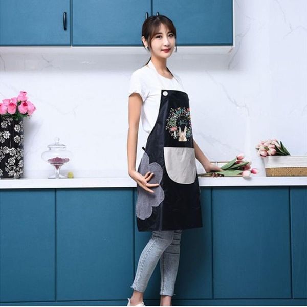 aprons household oxford cloth wipeable waterproof home cleaning tool kitchen bib baking accessories
aprons household oxford cloth wipeable waterproof home cleaning tool kitchen bib baking accessories