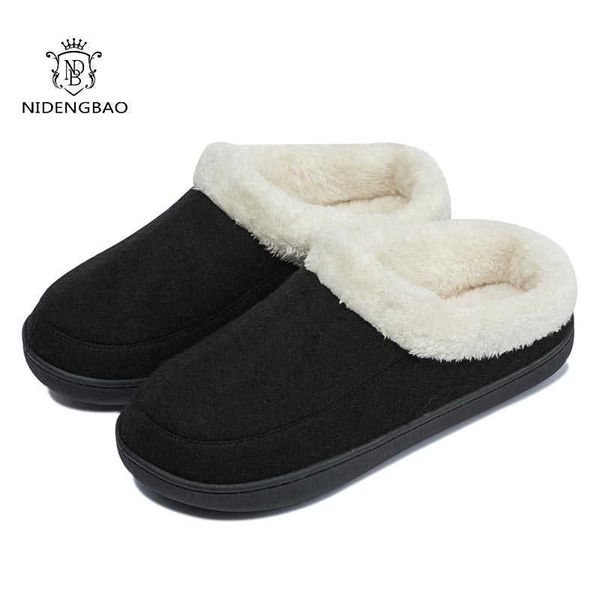 winter men's slippers home indoor warm shoes thick bottom plush cotton house slippers man cotton shoes big size 44 45 210619, Black
winter men's slippers home indoor warm shoes thick bottom plush cotton house slippers man cotton shoes big size 44 45 210619, Black