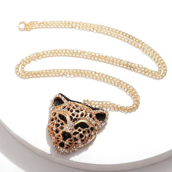 chains fashion jewelry diamond leopard head double layer necklace sweater chain women's long autumn and winter accessories wholesale, Silver
chains fashion jewelry diamond leopard head double layer necklace sweater chain women's long autumn and winter accessories wholesale, Silver