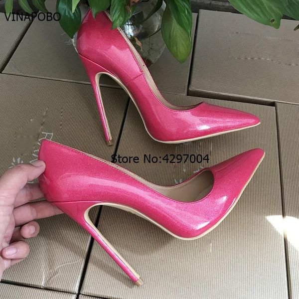 dress shoes vinapobo women pumps spring pointed toe gold pink patent leather ladies wedding stilettos high heels, Black
dress shoes vinapobo women pumps spring pointed toe gold pink patent leather ladies wedding stilettos high heels, Black