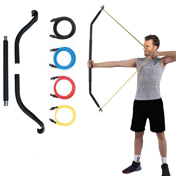 resistance bands portable workout bow gym adjustable kit full body exercise bar and chest muscle builder
resistance bands portable workout bow gym adjustable kit full body exercise bar and chest muscle builder
