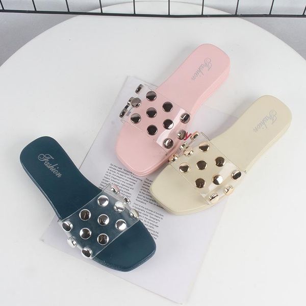 style summer transparent round beads indoors and outdoors bathroom anti-slip versitile fashion beach a- line slip sandals, Black
style summer transparent round beads indoors and outdoors bathroom anti-slip versitile fashion beach a- line slip sandals, Black