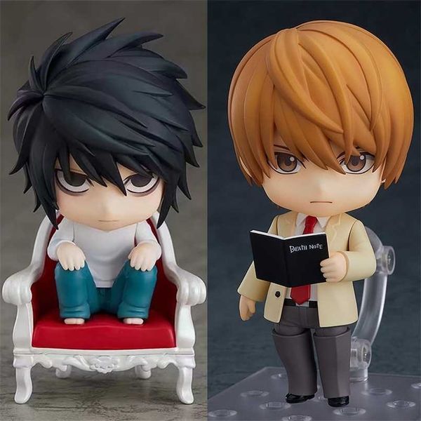 anime death note yagami light figure toy car deathnote l killer ryuuku rem misa amane figure dolls collection model toys 220118