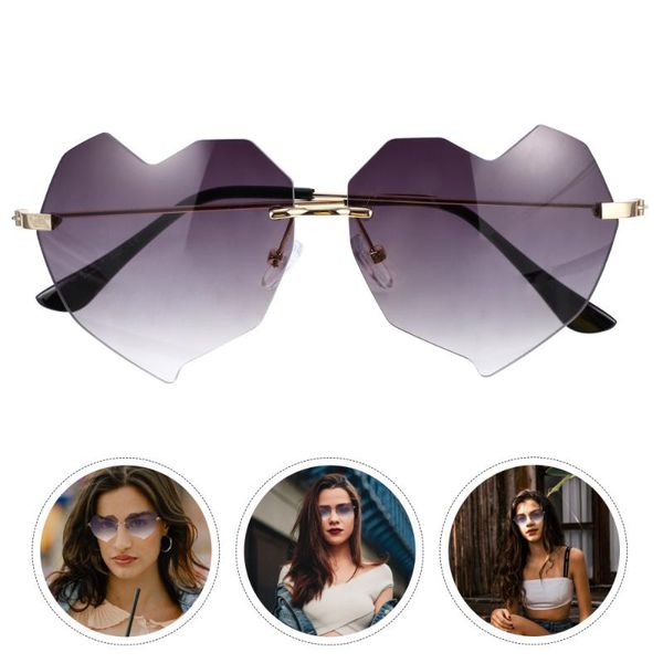 female rimless sunglasses delicate eyewear uv protection glasses favor greeting cards
female rimless sunglasses delicate eyewear uv protection glasses favor greeting cards