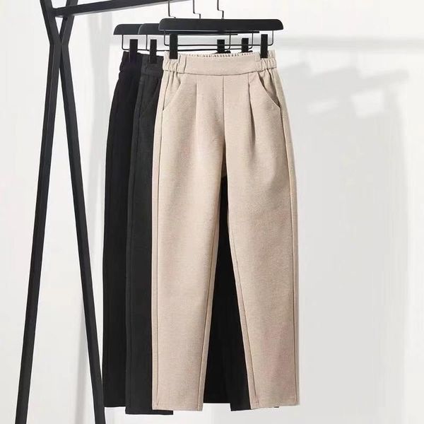 woollen straight pants children autumn winter 2021 loose high waist radish casual show thin feet suit women's & capris, Black;white
woollen straight pants children autumn winter 2021 loose high waist radish casual show thin feet suit women's & capris, Black;white