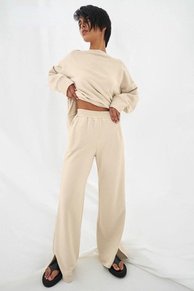 women's two piece pants sweatshirt track set women 2 pieces oversized suit plus size joggers sweatpants tracksuit female 4.9, White
women's two piece pants sweatshirt track set women 2 pieces oversized suit plus size joggers sweatpants tracksuit female 4.9, White