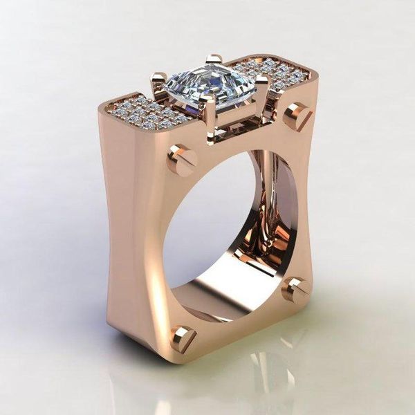 wedding rings trendy domineering male pave square zircon rose gold broad business jewelry promise engagement for men, Slivery;golden
wedding rings trendy domineering male pave square zircon rose gold broad business jewelry promise engagement for men, Slivery;golden