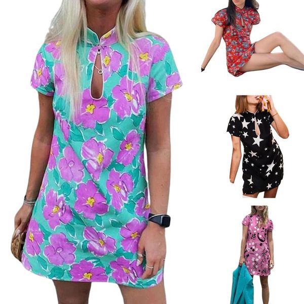 casual dresses floral cheongsam bodycon dress womens short sleeve a-line elegant fashion printing knot buckle hollow, Black;gray
casual dresses floral cheongsam bodycon dress womens short sleeve a-line elegant fashion printing knot buckle hollow, Black;gray