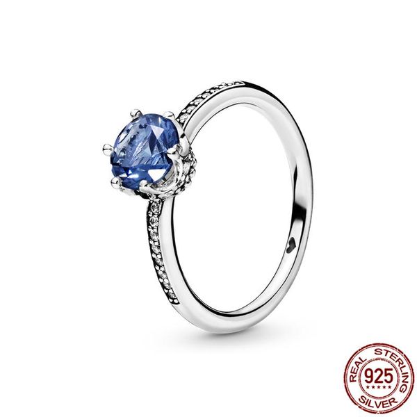 cluster rings authentic 925 sterling silver sparkling blue gem crown ring zircon jewelry for women wedding gift cmr100, Golden;silver
cluster rings authentic 925 sterling silver sparkling blue gem crown ring zircon jewelry for women wedding gift cmr100, Golden;silver