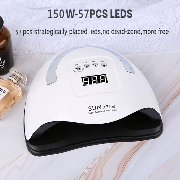 120w sun x7 max 57 uv led lamp for manicure nail lamps nail dryer for curing gel varnish nail tools sensor lcd display
120w sun x7 max 57 uv led lamp for manicure nail lamps nail dryer for curing gel varnish nail tools sensor lcd display
