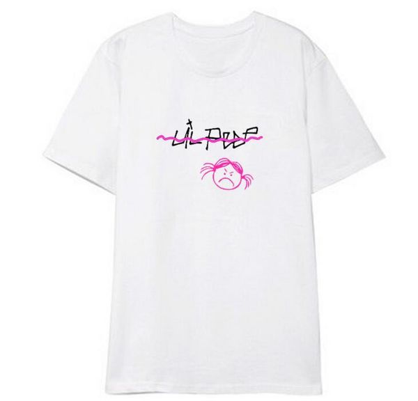 women's t-shirt arrival lil peep same funny printing o neck short sleeve t shirt for summer fashion hip hop swag loose, White 
women's t-shirt arrival lil peep same funny printing o neck short sleeve t shirt for summer fashion hip hop swag loose, White