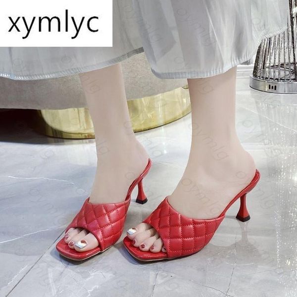 slippers 2021 women's outdoor wearing open toe woman high heeled slides summer shoes slip on for european female white red, Black
slippers 2021 women's outdoor wearing open toe woman high heeled slides summer shoes slip on for european female white red, Black