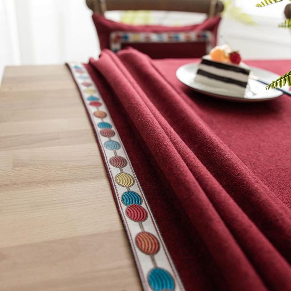 table cloth plain waterproof book tea tablecloth embroidered jujube red home decoration
table cloth plain waterproof book tea tablecloth embroidered jujube red home decoration