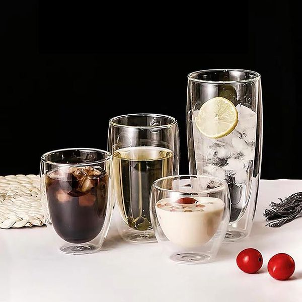 wine glasses thickened double wall glass cup coffee cup, high borosilicate heat-resistant creative transparent drinking
wine glasses thickened double wall glass cup coffee cup, high borosilicate heat-resistant creative transparent drinking
