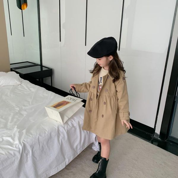 coat trench outerwear turn down collar double breasted solid regular cotton fashion simple cute cool spring autumn girls, Blue;gray
coat trench outerwear turn down collar double breasted solid regular cotton fashion simple cute cool spring autumn girls, Blue;gray