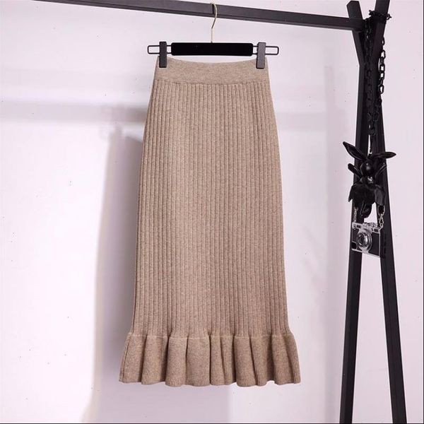 women skirts elastic waist drawstring knitted medium long spring and autumn midi skirt casual office female, Black
women skirts elastic waist drawstring knitted medium long spring and autumn midi skirt casual office female, Black