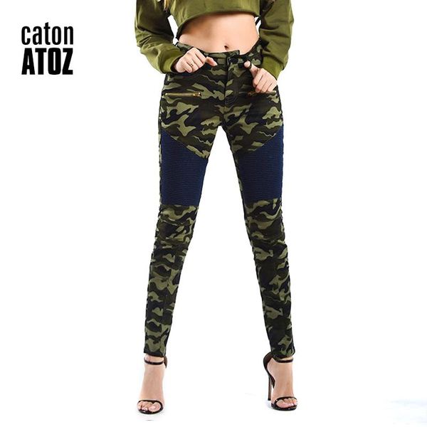women's jeans catonatoz 2200 plus size camouflage motorcycle fashion stretch slim pleated camo skinny for woman, Blue
women's jeans catonatoz 2200 plus size camouflage motorcycle fashion stretch slim pleated camo skinny for woman, Blue