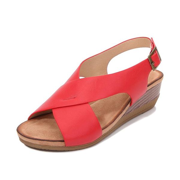 slippers women wedge sandals pu buckle strap flats platform shoes woman open toe vintage ladies outdoor fashion female summer 2021, Black
slippers women wedge sandals pu buckle strap flats platform shoes woman open toe vintage ladies outdoor fashion female summer 2021, Black