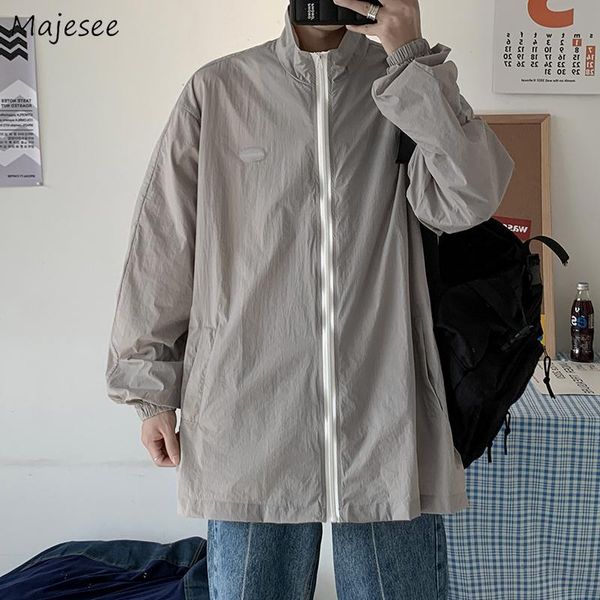 men's jackets men sun-proof oversize breathable zipper simple basic all-match thin males outwear trendy workout teenagers chic, Black;brown
men's jackets men sun-proof oversize breathable zipper simple basic all-match thin males outwear trendy workout teenagers chic, Black;brown