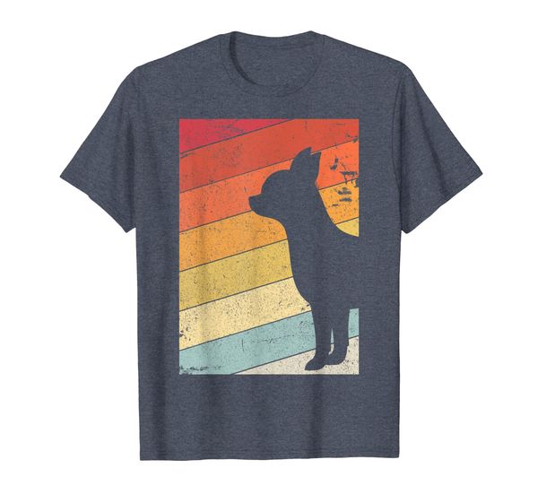 chihuahua shirt. retro style t-shirt, White;black