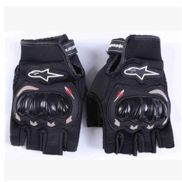 cycling gloves 1pair touchscreen motorcycle artificial leather hard knuckle half finger s/m/l/xl clothing, Black
cycling gloves 1pair touchscreen motorcycle artificial leather hard knuckle half finger s/m/l/xl clothing, Black