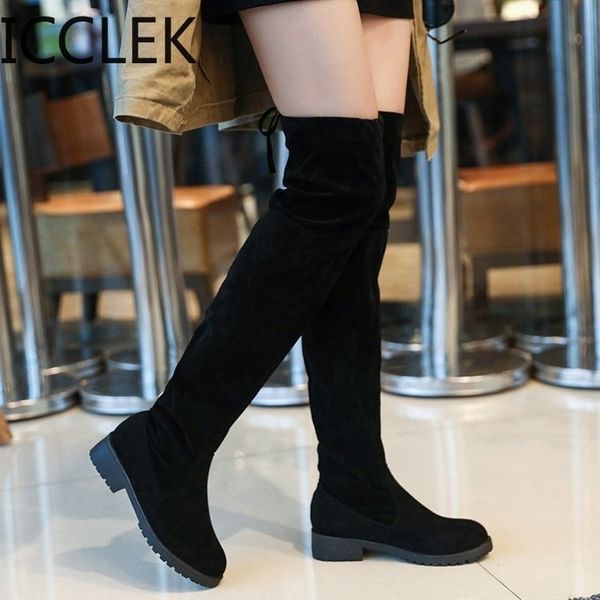 burst winter new european and american boots thin than knee high roller women's stretch boots cotton roller boots a211 210428, Black
burst winter new european and american boots thin than knee high roller women's stretch boots cotton roller boots a211 210428, Black