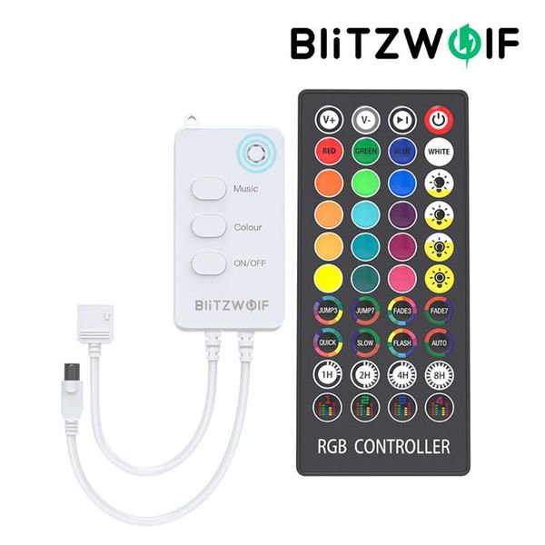 smart home control blitzwolf bw-lc1 dc12v bluetooth wifi rgb led strip controller wireless remote with 40key work alexa
smart home control blitzwolf bw-lc1 dc12v bluetooth wifi rgb led strip controller wireless remote with 40key work alexa