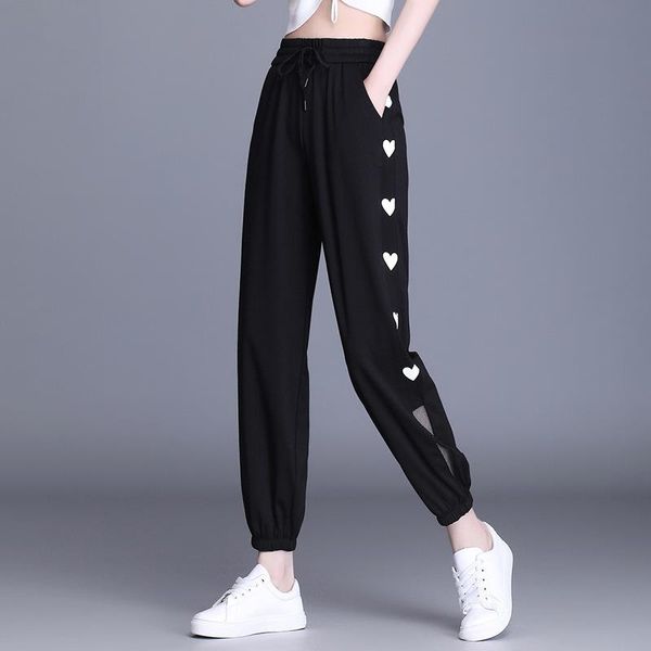 women's pants & capris harun women thin sports summer ice silk air-conditioning loose show casual nine-point girl, Black;white
women's pants & capris harun women thin sports summer ice silk air-conditioning loose show casual nine-point girl, Black;white