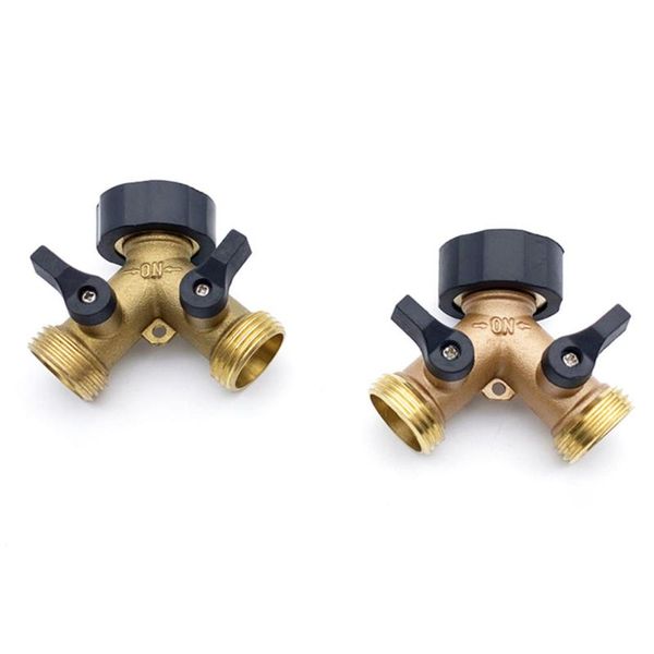 watering equipments brass 3/4\" 2-way garden hose splitter y-type tap connector with valves highly matched the original
watering equipments brass 3/4\" 2-way garden hose splitter y-type tap connector with valves highly matched the original