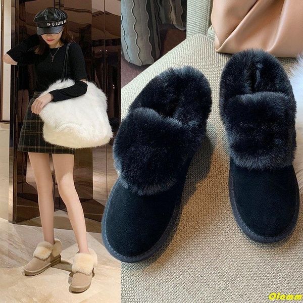boots snow women's non-slip women winter fur warm ankle for down waterproof booties botas mujer, Black
boots snow women's non-slip women winter fur warm ankle for down waterproof booties botas mujer, Black