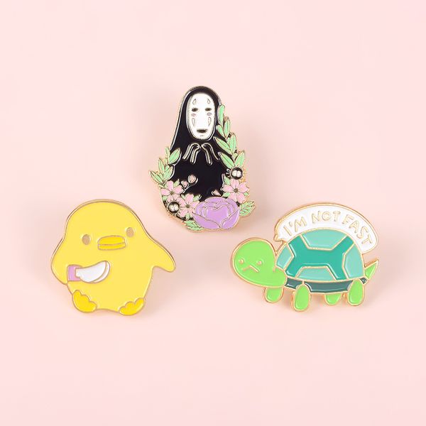 little turtle faceless man brooches for boys girls cartoon cute yellow chicken creative enamel lapel pins funny gold plated badges denim shi, Gray
little turtle faceless man brooches for boys girls cartoon cute yellow chicken creative enamel lapel pins funny gold plated badges denim shi, Gray