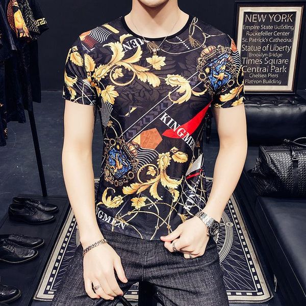 men's t-shirts 2021 summer ice silk short-sleeved t-shirt abstract leaves baroque pattern printed fashion personalized youth top, White;black
men's t-shirts 2021 summer ice silk short-sleeved t-shirt abstract leaves baroque pattern printed fashion personalized youth top, White;black