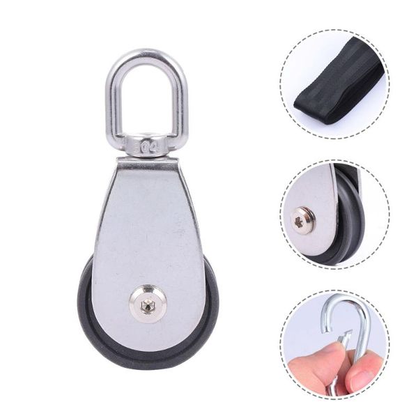 1 set pulley cable system tricep rope diy loading pulley system for home gym, White;red
1 set pulley cable system tricep rope diy loading pulley system for home gym, White;red