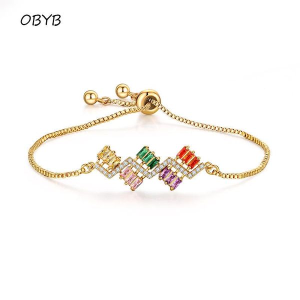 link, chain fashion bracelets for women colorful zircon adjustable bracelet shine jewellery crystal bangle gifts jewelry wholesale, Black
link, chain fashion bracelets for women colorful zircon adjustable bracelet shine jewellery crystal bangle gifts jewelry wholesale, Black