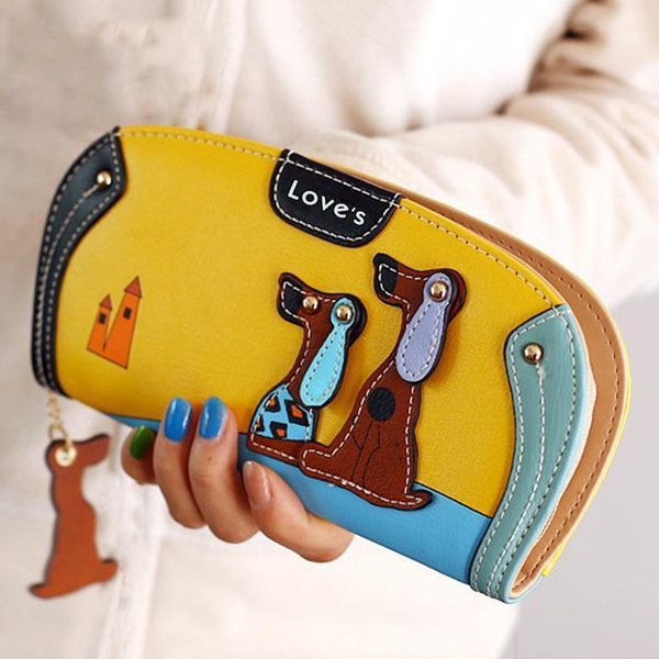 women wallets long zipper cute cartoon puppy purse female holders bag lady multi card bit clutch coin lovely, Red;black
women wallets long zipper cute cartoon puppy purse female holders bag lady multi card bit clutch coin lovely, Red;black
