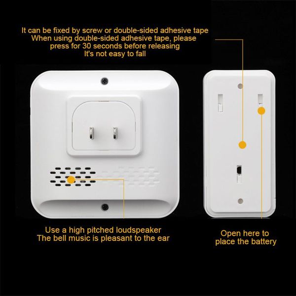 smart home control wifi wireless doorbell remote waterproof suitable for various plugs dq-drop
smart home control wifi wireless doorbell remote waterproof suitable for various plugs dq-drop