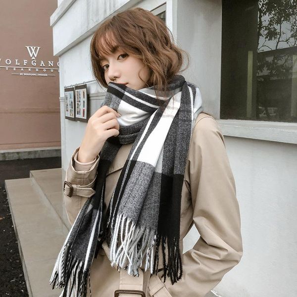 style warm imitation cashmere scarf in autumn and winter 2021 women satin scarves, Blue;gray
style warm imitation cashmere scarf in autumn and winter 2021 women satin scarves, Blue;gray