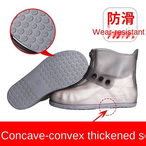 raincoats waterproof non-slip rainy silicone rain boots rainproof outdoor women thickening wear-resistant sole men booties shoe cover
raincoats waterproof non-slip rainy silicone rain boots rainproof outdoor women thickening wear-resistant sole men booties shoe cover