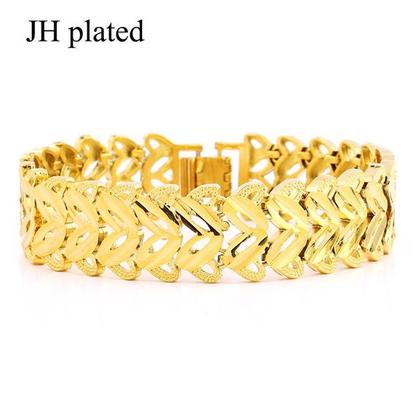 link, chain jhplated gold color fashion jewelry bracelet ethiopia africa gift for women wide, Black
link, chain jhplated gold color fashion jewelry bracelet ethiopia africa gift for women wide, Black